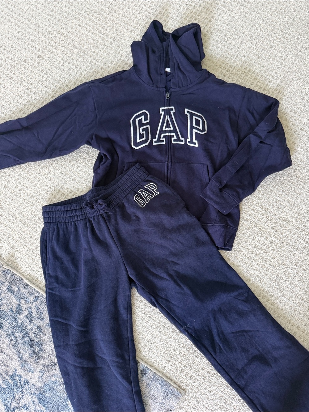 GAP Navy Blue Hoodie & Jogger Set